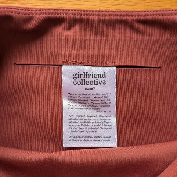 NWOT Girlfriend Collective 28" Rye Compression Leggings - Picture 2 of 4